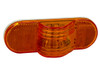 5626208 - 6 Inch Amber Oval Mid-Turn Signal-Side Marker Light With 9 LED