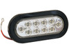 5626310 - 6 Inch Clear Oval Backup Light Kit with 10 LEDs (PL-2 Connection, Includes Grommet and Plug)