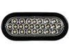 SL65CO - 6 Inch Clear Oval Recessed Strobe Light With 24 LED