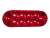 5626551 - 6 Inch Red Oval Stop/Turn/Tail Light With 10 LEDs (AMP-Style Connection) - Bulk