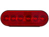 5626156 - 6 Inch Red Oval Stop/Turn/Tail Light With 6 LEDs - Light Only