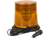 SL695A - 6.5 Inch by 6.5 Inch Amber LED Beacon Light With Tall Lens  (Magnetic Mount with 10 Foot Auxiliary Power Cord)
