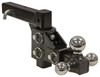 1802225 - Adjustable Tri-Ball Hitch Solid Shank With Chrome Balls