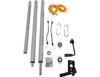 TDH7515 - Aluminum Tarp System with Deflector Housing and Mesh Tarp 7-1/2 X 15 Foot