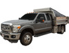 TDH7515 - Aluminum Tarp System with Deflector Housing and Mesh Tarp 7-1/2 X 15 Foot