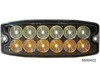 8890402 - Amber/Clear Dual Row Ultra Thin 5 Inch LED Strobe Light
