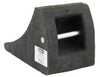 WC8127 - Black Polyurethane Wheel Chock with Grating Base 7x12x8 Inch