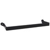 WCB186 - Black Powder-Coated Steel Wheel Chock Bracket