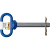 66111 - Blue Poly-Coated Handle on Steel Hitch Pin - 3/4 x 4-1/2 Inch Usable Length