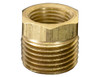 RAB050038 - Brass Reducer Bushing - 1/2 to 3/8 Inch