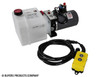PU319A - Buyers 3-Way DC Power Unit-Electric Controls Horizontal 0.75 Gallon Poly Reservoir