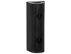 D412 - Extruded Rubber D-Shaped Bumper with 2 Holes - 4 x 3-3/4 x 12 Inch Long