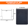 405BZ - Galvanized Anti-Sail Brackets for Use With 24-Inch-Wide Mud Flaps (Pair)