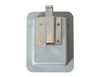 N3980 - Rust Resistant Steel Single Point Non-Locking Paddle Latch - Weld-On