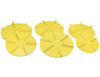 1308900 - SAM Universal Yellow Poly Replacement Spinner 18 Inch Diameter CounterClockwise