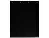 B24PSRPB - Spray Reducing Grooved Black Polymer Mudflaps 24x24 Inch