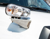 PLB11SS - Stainless Steel Truck Hood Light Brackets For Use With Single Stud Plow Lights