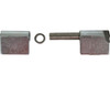 H412550LH - Steel Weld-On Butt Hinge with 1/2 Stainless Pin - 1.25 x 4 Inch-Zinc Plated-LH