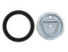 B703 - Surface Mounted Or Recessed Rope Ring Zinc Plated With Plastic Bezel