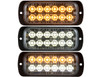 8892602 - Thin Dual Row 4.5 Inch Amber/Clear LED Strobe Light