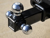 1802252 - Tri-Ball Hitch with Chrome Towing Balls - 2-1/2 Inch Receiver
