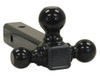 1802200 - Tri-Ball Hitch-Solid Shank with Black Towing Balls