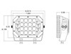 1492195 - Ultra Bright 8 Inch Wide Combination Spot/Flood LED Light