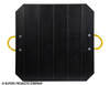 OP242422 - Ultra High Density Poly Outrigger Pad with Square Recess - 24 x 24 x 2 Inch