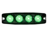 8892249 - Ultra Thin 4.5 Inch Green LED Strobe Light