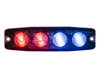 8892245 - Ultra Thin 4.5 Inch Red/Blue LED Strobe Light