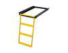 5233000YEL - Yellow 3-Rung Retractable Truck Step