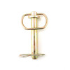 66110 - Yellow Zinc Plated Hitch Pins - 3/4 Diameter x 4-1/4 Inch Usable Length