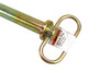 66120 - Yellow Zinc Plated Hitch Pins - 7/8 Diameter x 6-1/4 Inch Usable Length