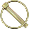 66006 - Yellow Zinc Plated Linch Pin - 5/16 Diameter x 1-3/4 Inch Long with Ring