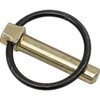 66015 - Yellow Zinc Plated Linch Pin - 7/16 Diameter x 1-31/32 Inch Long with Ring