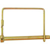 66066 - Snapper Pin - 1/4in Diameter x 3in Usable Length, Yellow Zinc Plated
