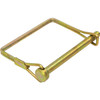 66066 - Snapper Pin - 1/4in Diameter x 3in Usable Length, Yellow Zinc Plated