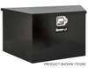 35 Inch Wide Gloss Black Steel Trailer Tongue Truck Box