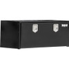 1702110 - 18x18x48 Inch Black Steel Underbody Truck Box With Paddle Latch