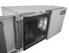 1702240 - 24x24x48 Inch Diamond Tread Aluminum Underbody Truck Box - Double Barn Door, 3-Point Compression Latch