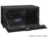 1702500 - 18x18x24 Inch Black Steel Underbody Truck Box With Aluminum Door