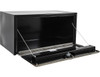 1702710 - 18x18x48 Inch Black Steel Truck Box With Stainless Steel Door