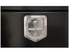 1703312 - 15x10x24 Inch Black Steel Underbody Truck Box with T-Handle