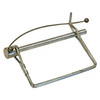 3017021 - 1/4 Inch Safety Snapper Pin with Lanyard - Zinc Plated