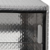 1705200 - 18x18x24 Inch Diamond Tread Aluminum Underbody Truck Box - Single Barn Door, Compression Latch