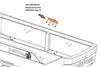 3034598 - Vibrator Bracket for SaltDogg PRO Series Spreaders (4-Bolt)