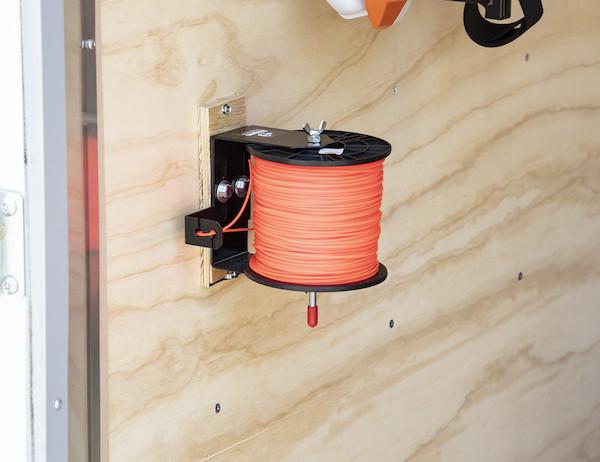 Buyers LT40 Trimmer Line Spool Bracket for Landscaping Trailers, Garages, Sheds, Construction