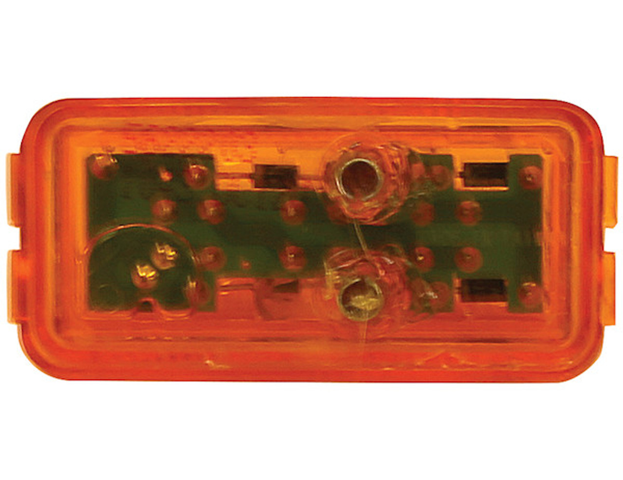 5622103 - 2.5 Inch Red Surface Mount/Marker Clearance Light Kit With 3 LEDs (PL-10 Connection, Includes Bracket and Plug)