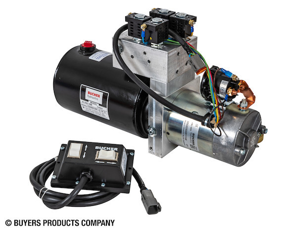 PU3593LR - 4-Way/3-Way DC Power Unit-Electric Controls Horizontal 0.75 ...