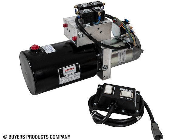 PU3593LR - 4-Way/3-Way DC Power Unit-Electric Controls Horizontal 0.75 ...